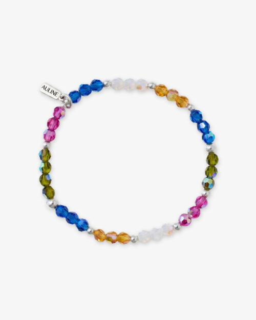 Pulsera de Cristales de Preciosa® y Bolas de Plata de Ley 925 - PRISMA